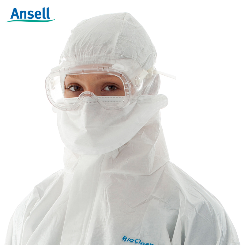 ansell/安思尔 无菌护目镜化学品液体飞溅bioclean clearview防护眼镜