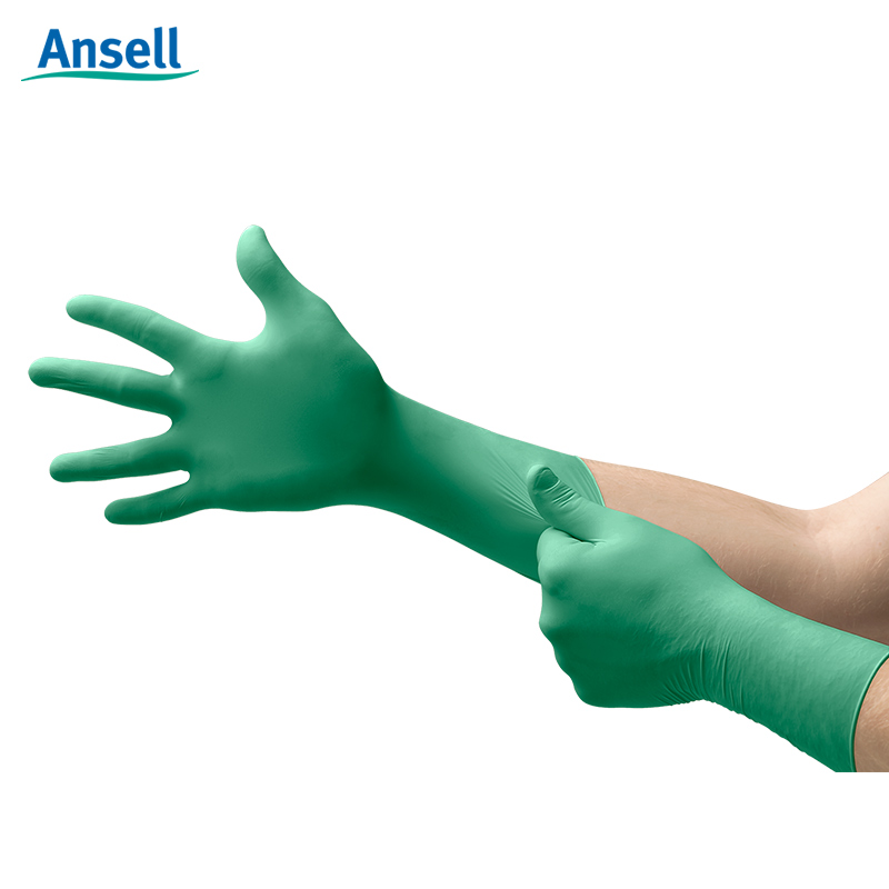 ansell安思尔 无菌氯丁橡胶手套防化学品飞溅手套液体防护手套